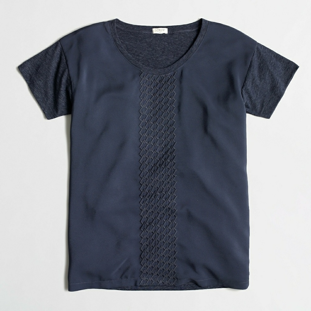 J. Crew Factory Embroidered Tshirt